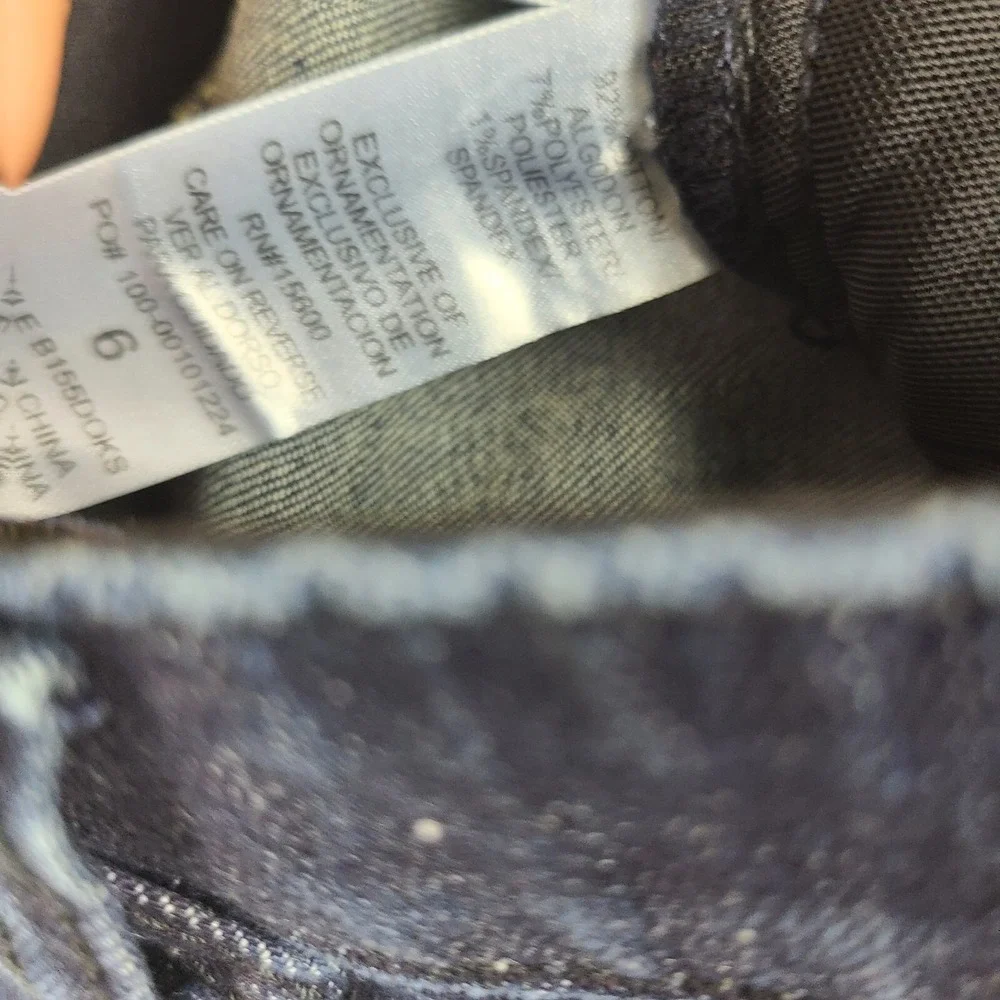 Democracy Jeans Womens 6‎ Ab Solution Skinny Dark Wash Blue